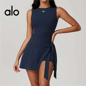 ALO One-piece yoga suit professional sports fitness suit tennis skirt dress female Pilates (5 styles)-2569  